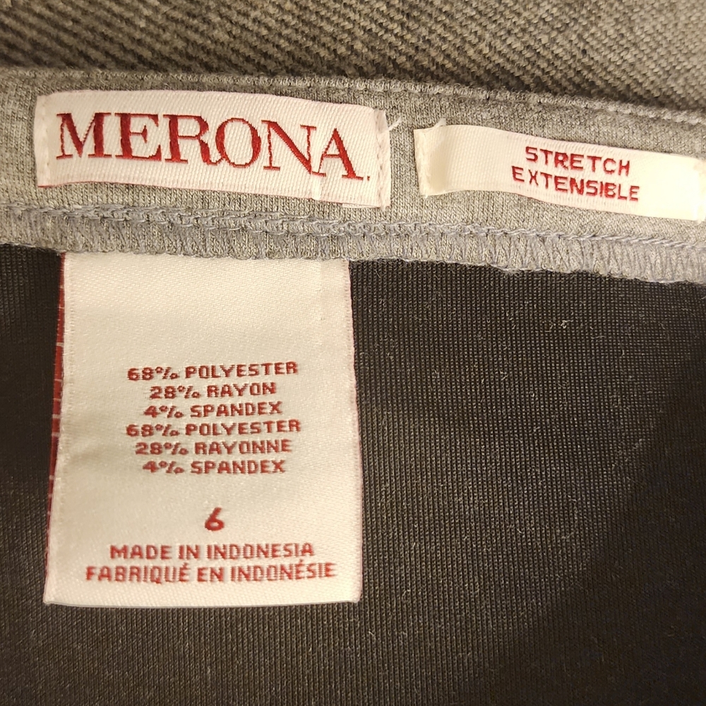 Merona Heather Gray Swing Skirt Size 6 NWT - Picture 2 of 4